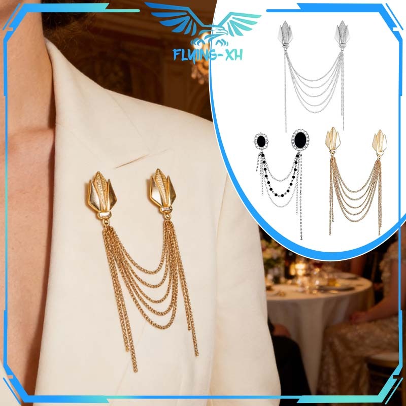 Pin Bros Rantai Bros Pin Rantai Jas Bros Buat Baju Lapel Pin Bros Jas Pin Blazer Bros Kerah Kemeja