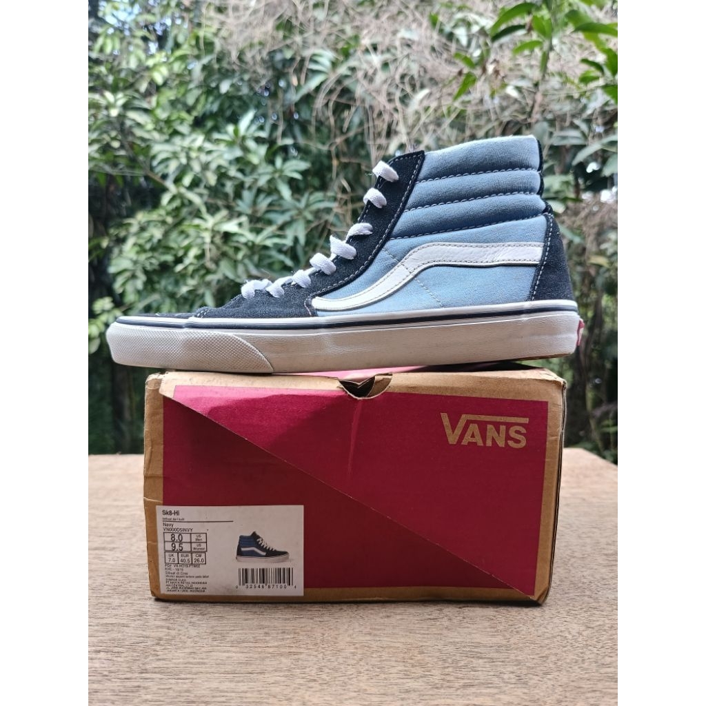 Vans Sk8 HI Navy Resmi