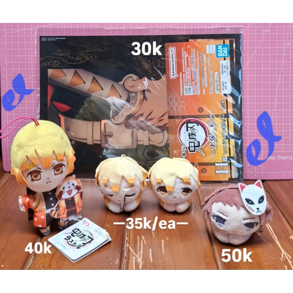 doll ori original agatsuma zenitsu postcard a4 nuigurumi furyu plush hugchara capit sabito kimetsu n