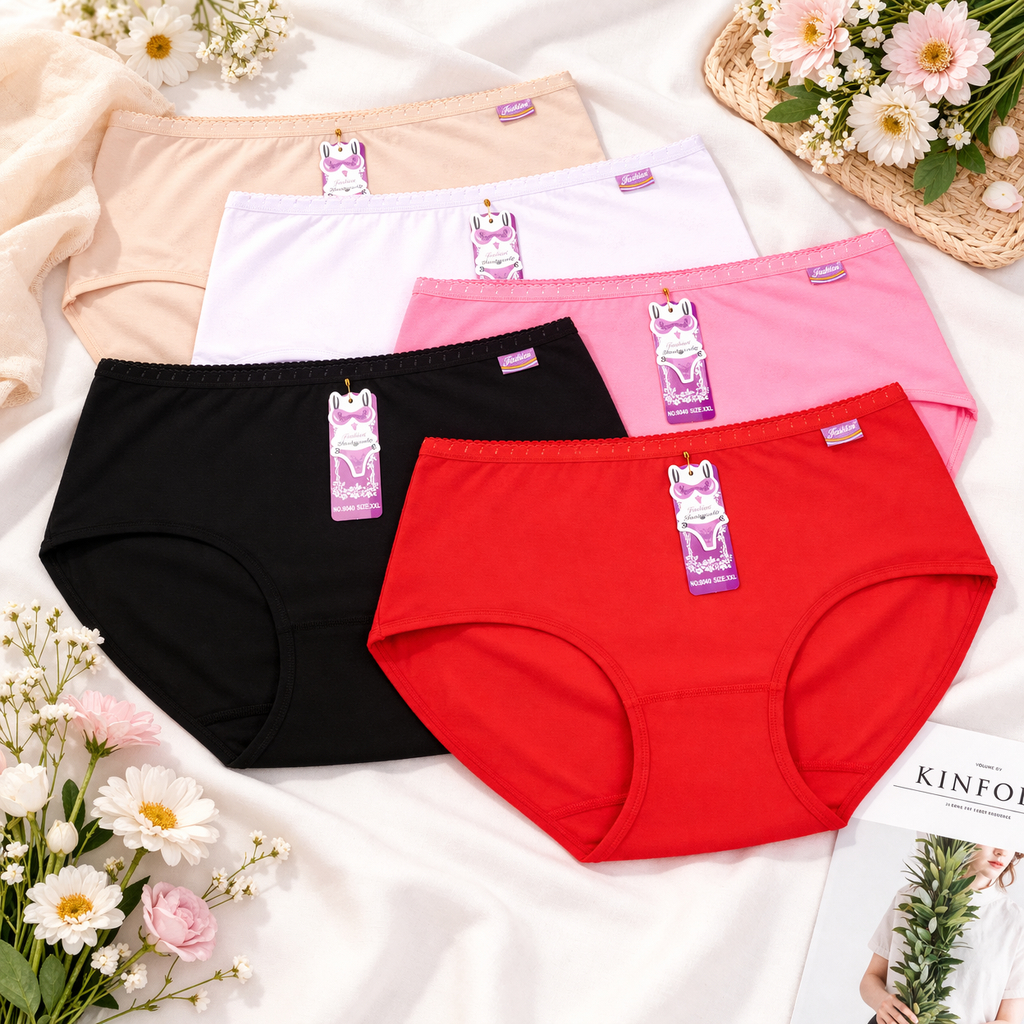 BEE - Celana Dalam Wanita Katun Premium CD Jiashini 8080