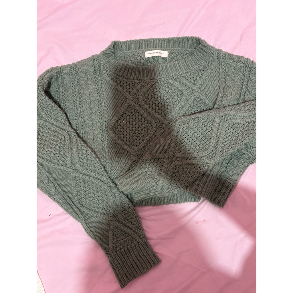 preloved crop cardigan