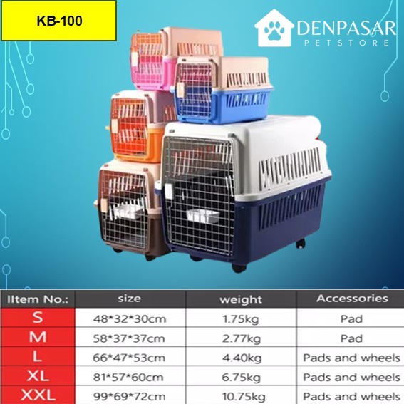 ( KB-100 XL/XXL ) / KENNEL BOX / PET CARGO / PET CARRIER