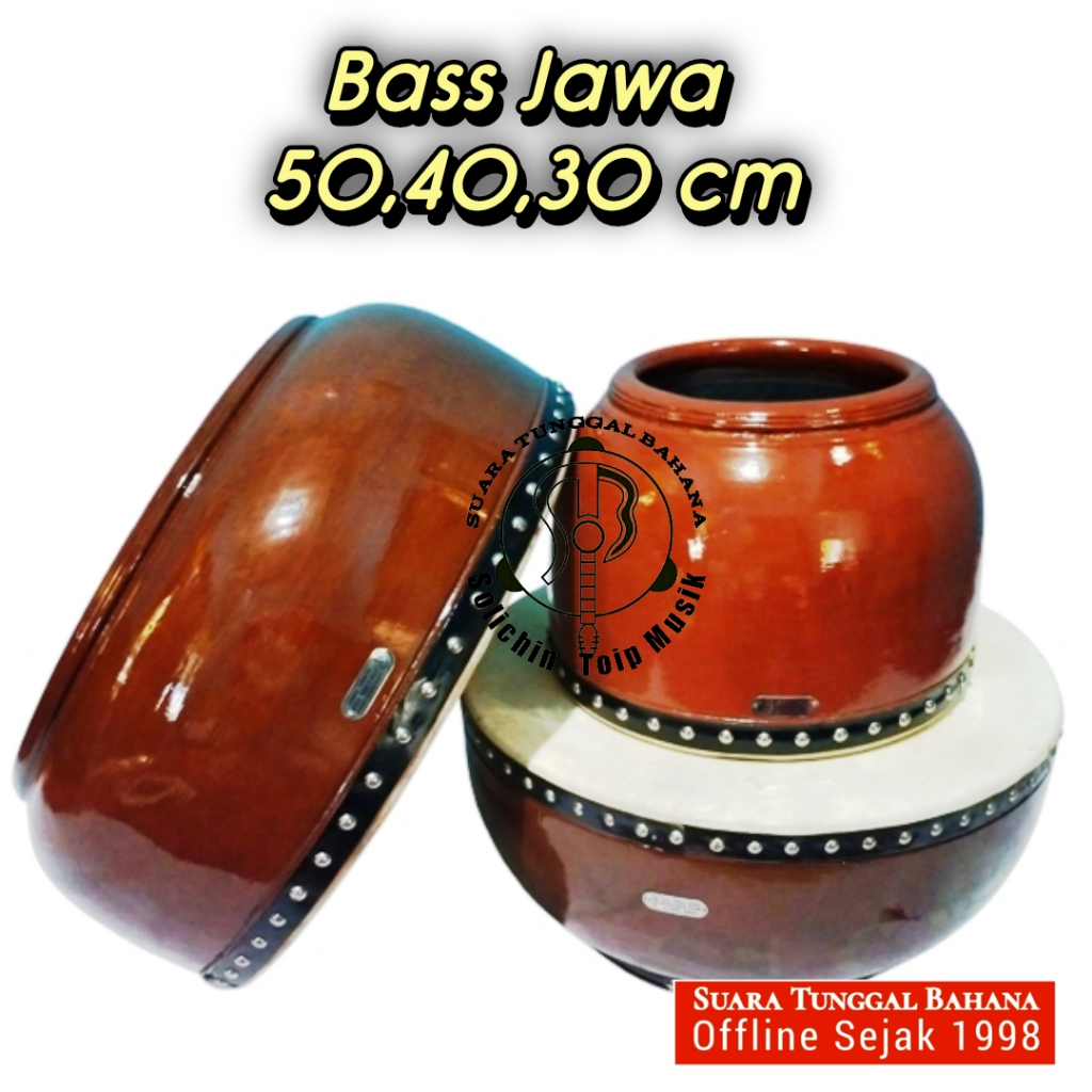 Bass Jawa Hadroh 60 50 40 30 23 cm Bass Rebana Sholawat | Solichin Toip