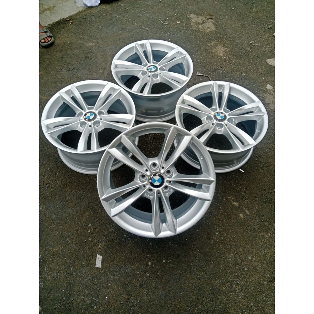 Velg Oem BMW Style 397 Seri 3 F30 R18 Pcd 5x120 (LebarA 8 inc ET 34) & (LebarB 8.5 inc ET 47) Silver