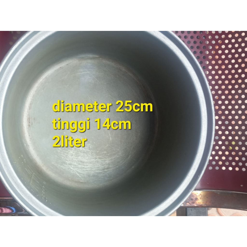 langseng rice cooker/isi panci rice cooker stainless steel