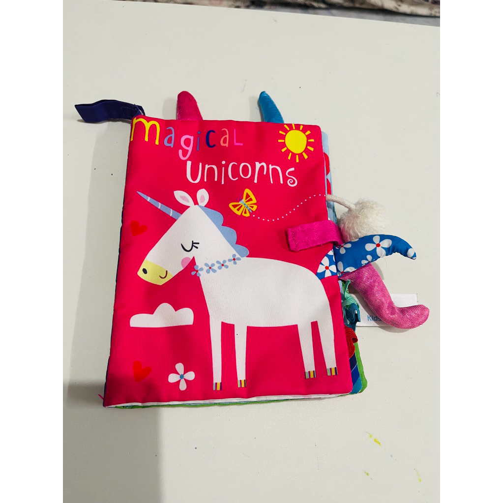 PRELOVED Buku kain bayi buku bantal bayi mainan bayi softbook cloth book