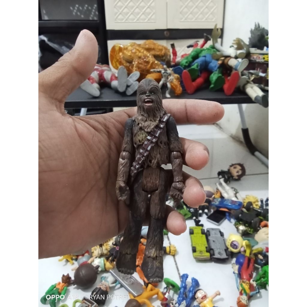 ACTION FIGUR STARWARS CHAWBACA ORIGINAL HASBRO (PRELOVE/BEKAS).