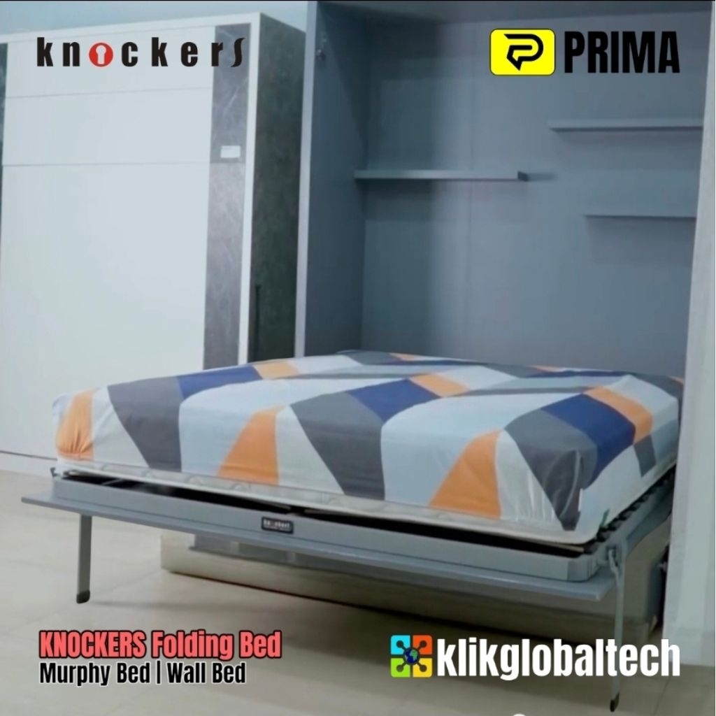 Knokers Murphy Bed | Folding Bed | Wall Bed with Sofa (2 in 1)