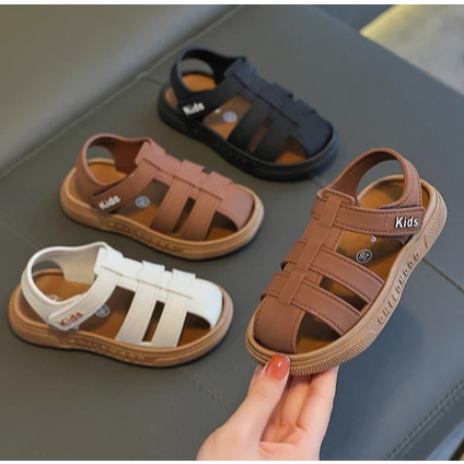 Sepatu Sandal Anak Model Tutup Depan Laki Laki & Perempuan Karet Jelly Anti Slip