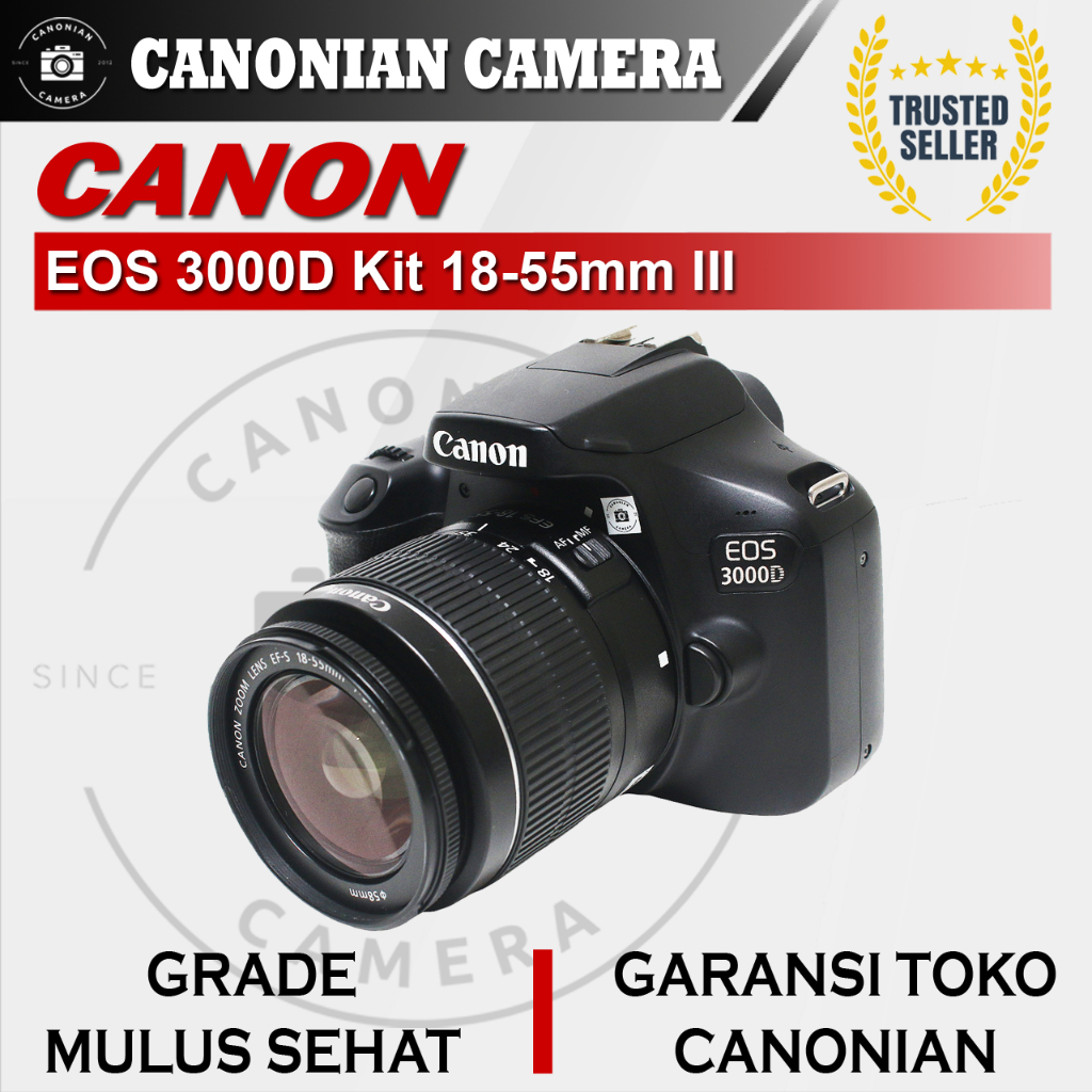 Kamera Canon 3000D Camera DSLR