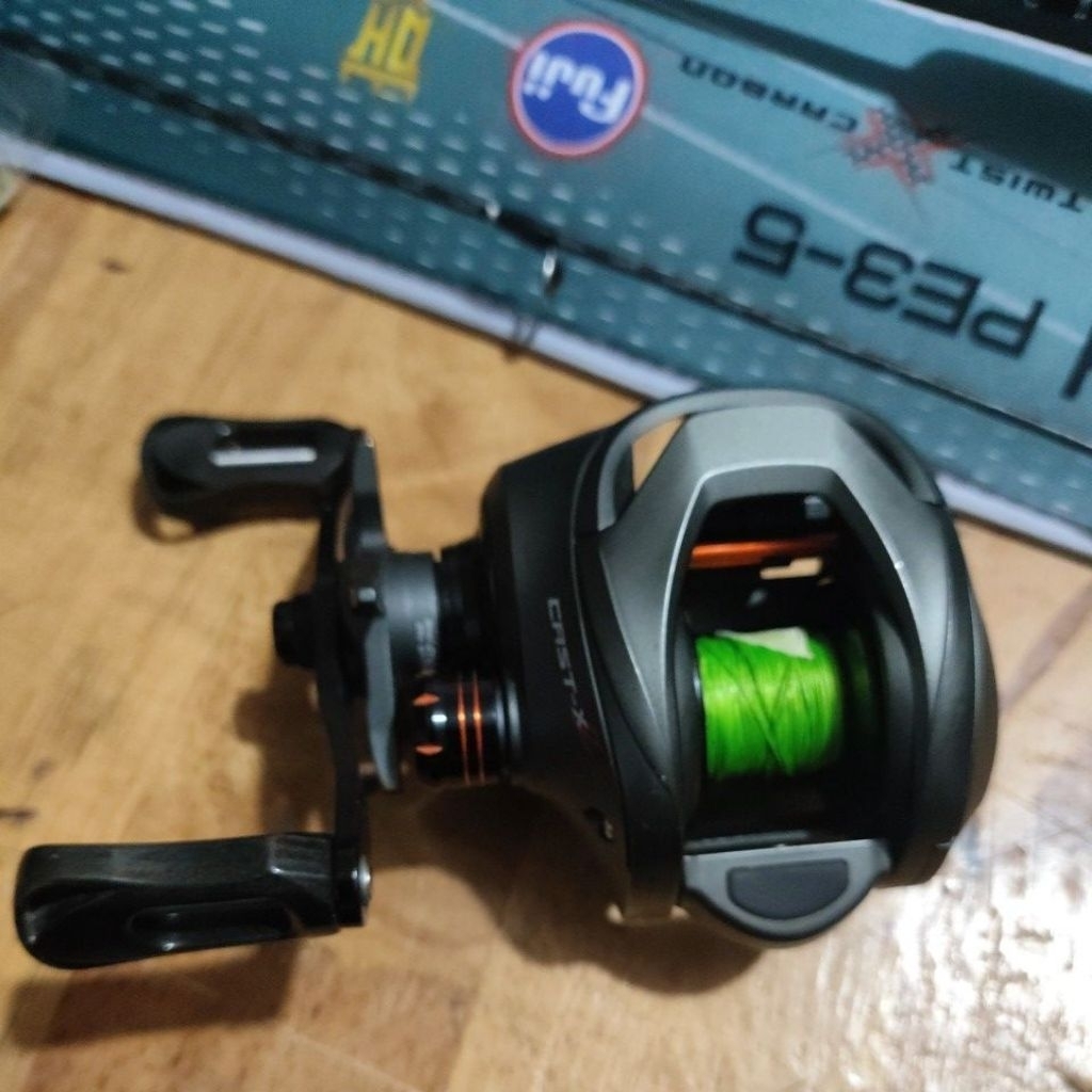 Reel BC Seasir Cast XZ Second+pe bonus soft frog 1