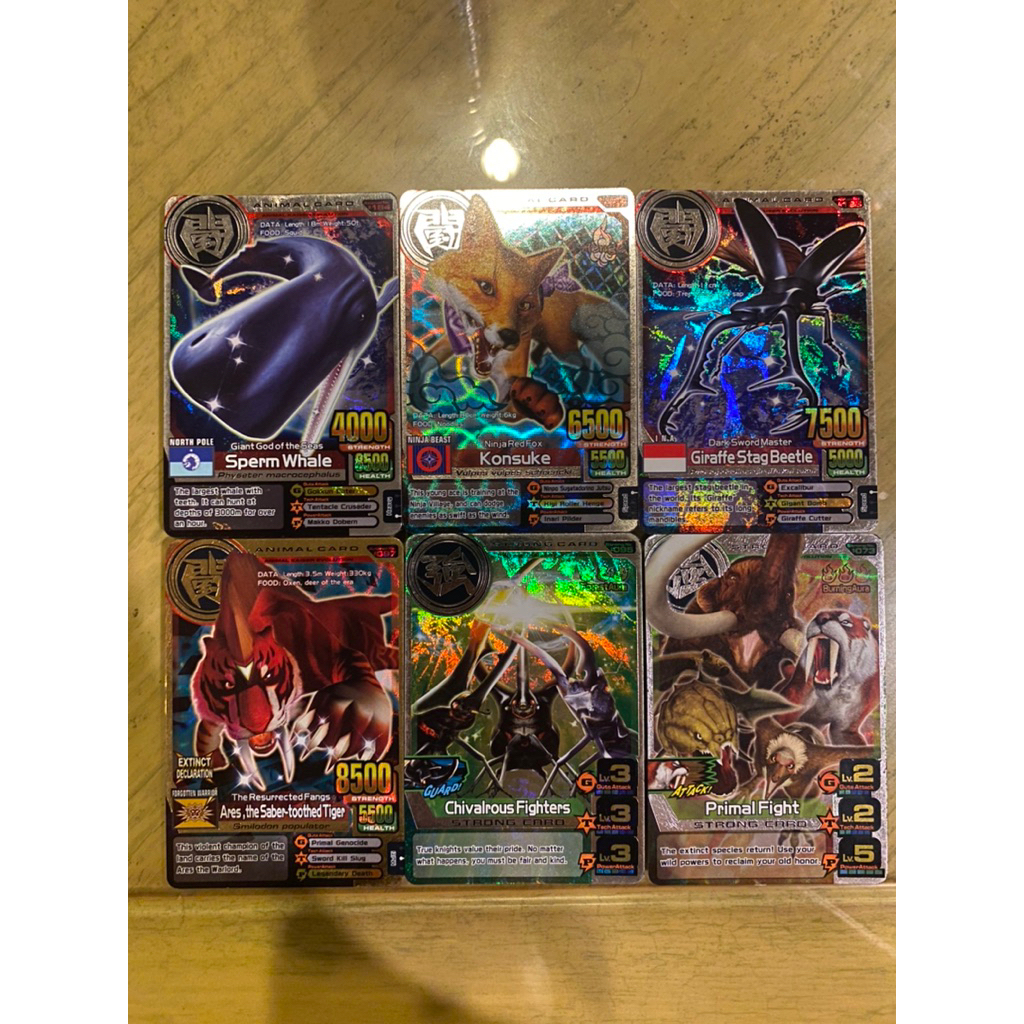 Kartu Animal Kaiser Gold Animal Card, Silver Animal Card, Silver Strong Card
