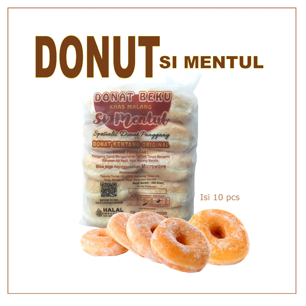 DONUT KENTANG/DONUT SI MENTUL/DONUT JURLOEM/DONUT PANGGANG/DONUT FROZEN/DONAT MENTUL/DONUT SIMENTUL