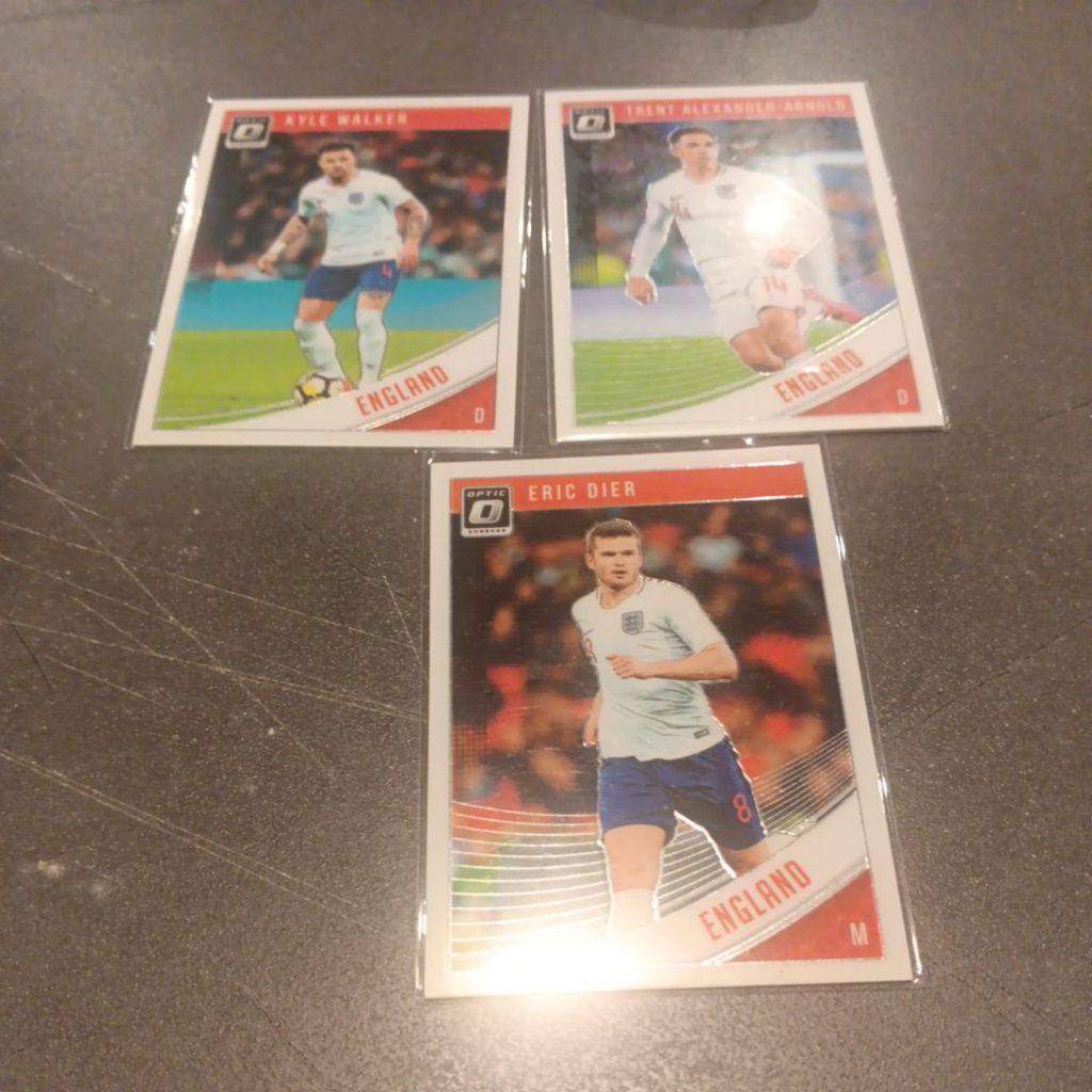 kartu bola panini donruss 2018/2019 England Inggris