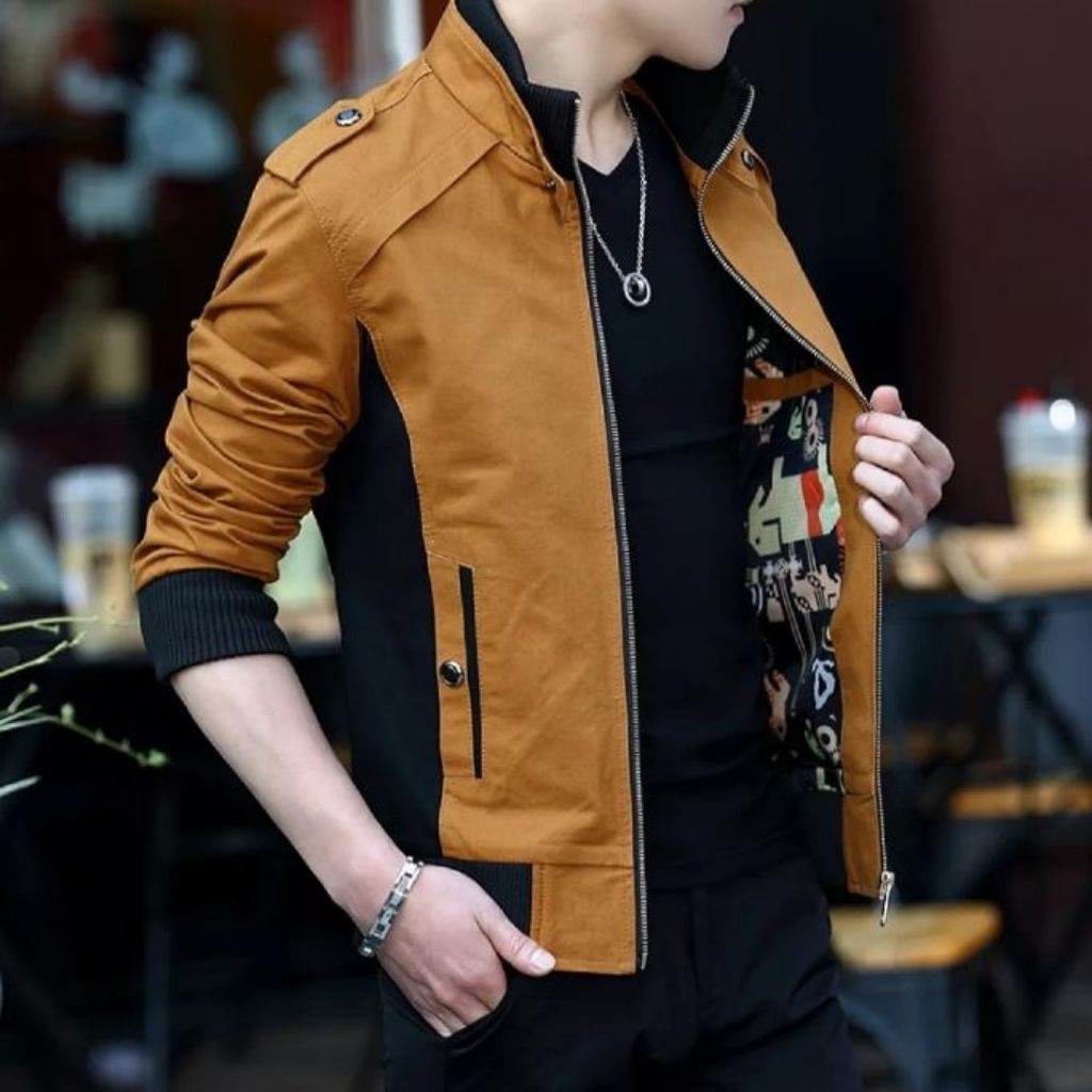 (talase8)readyjaket kulit pria mrek Lea bold originalmalang