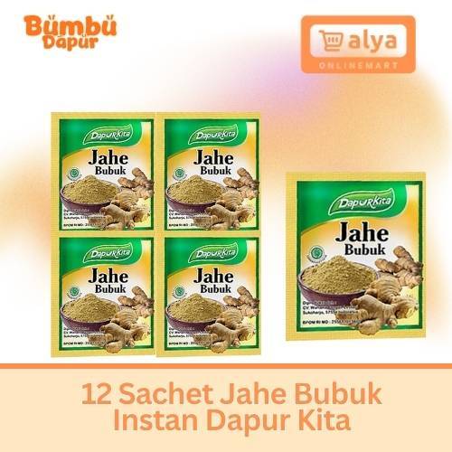 JAHE BUBUK 1 renceng 12 Sachet Jahe Bubuk Dapur Kita