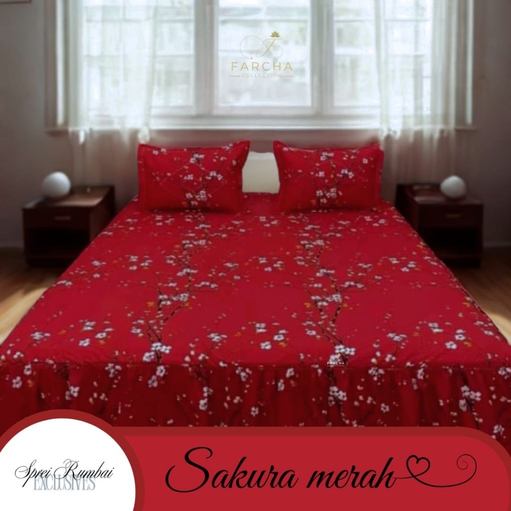 Sprei rumbai terbaru dan kekinian // Sprei Rumbai premium sprei rumbai ukuran 160x200 180x200 200x20