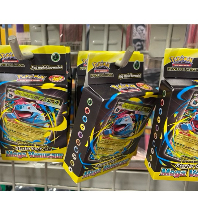 kartu pokemon starter deck ex mega venusaur