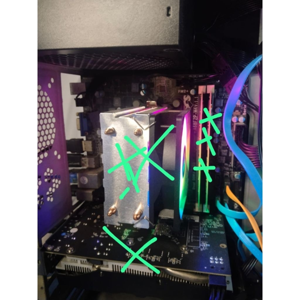 paket motherboard + prosesor AMD A10 7860K + hsf standar