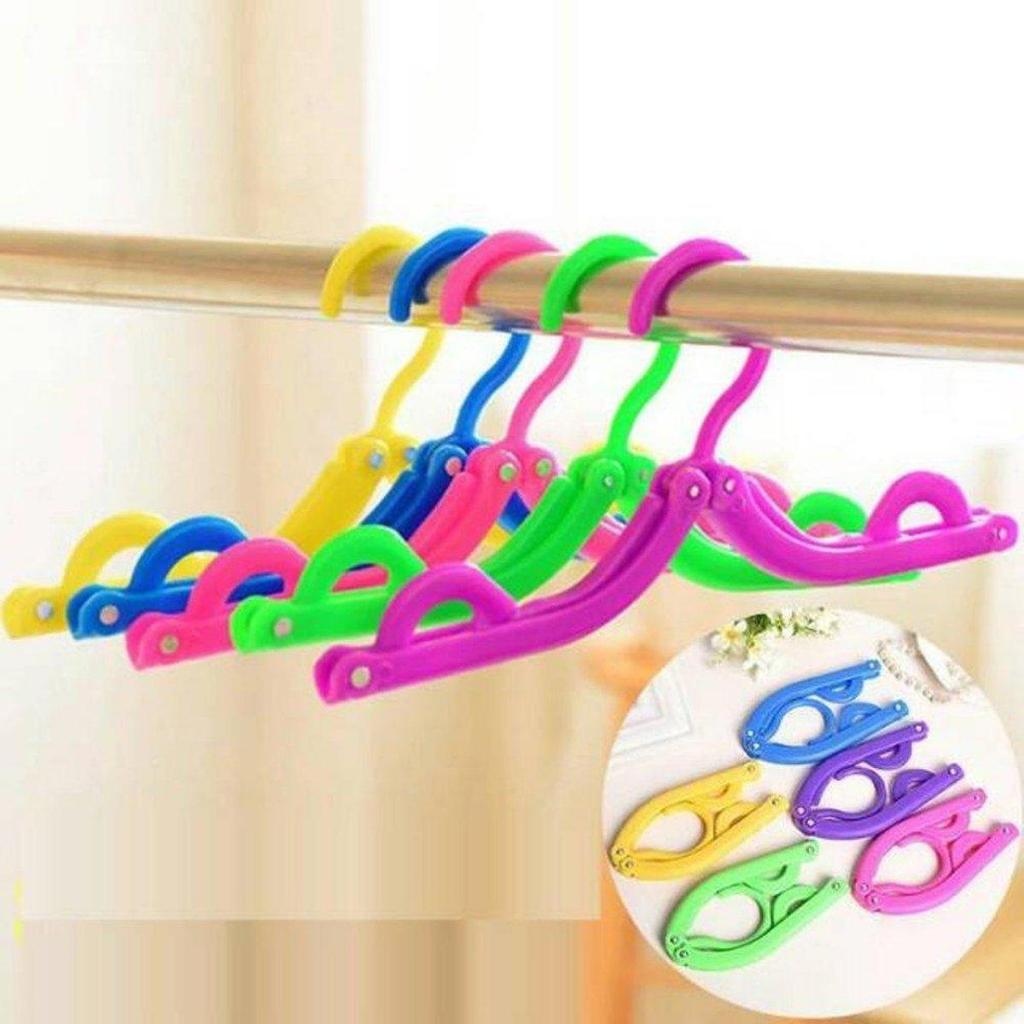 Gantungan Baju Portable Perlengkapan Umroh Haji & Travel Hanger Lipat Celana Kaos Kaki Bayi Anak Dew