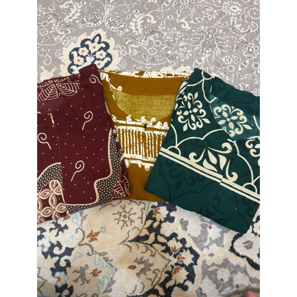 Harga Spekta Bundling 3 Daster Payung (Nabila Maroon + Lamia Mustard + Zaveera Emerald) || By Camell