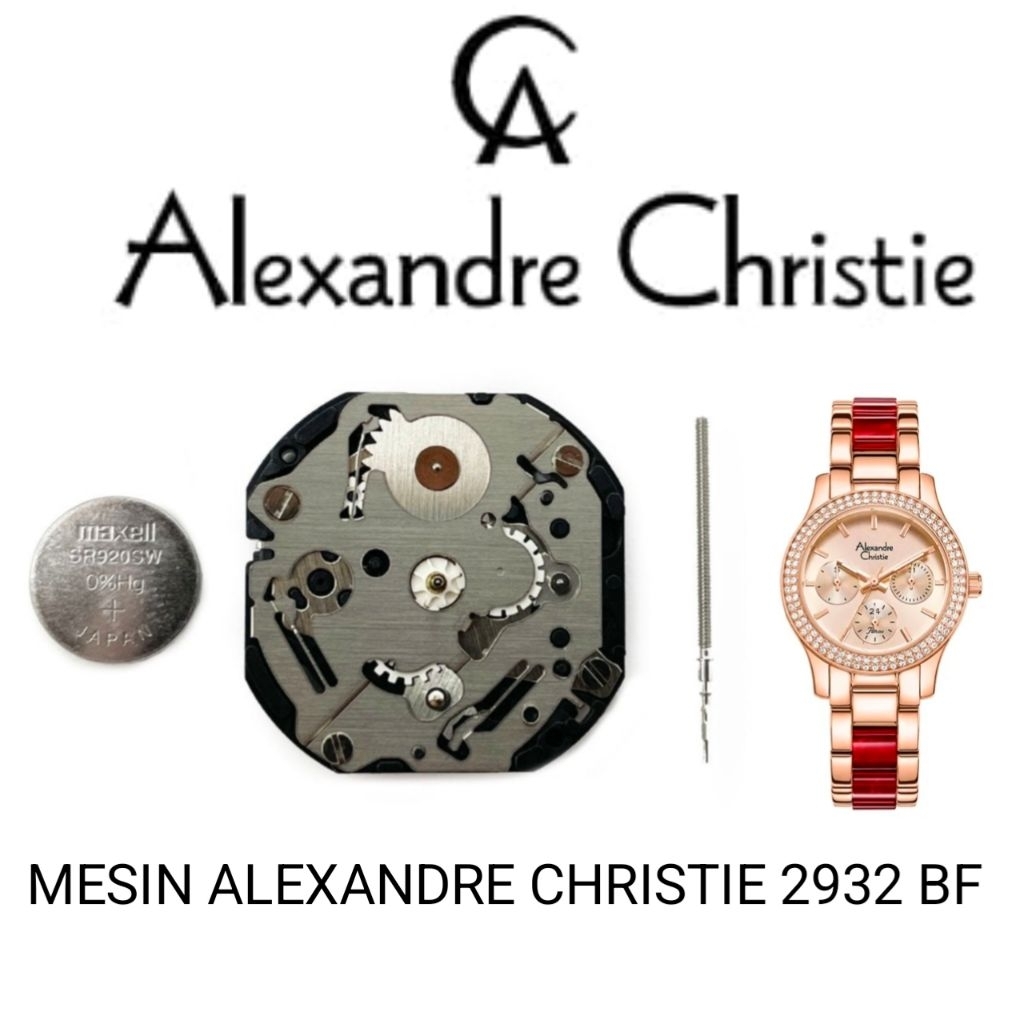 mesin Alexandre Christie original 2932BF