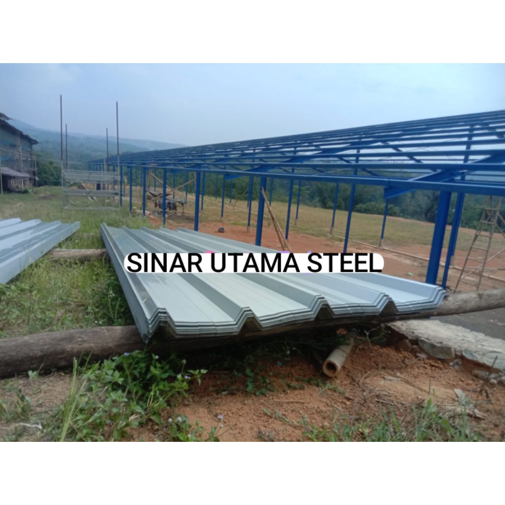 Atap Spandek Spandeck 0,30mm / spandek zincalume 0,30 mm 3m 4m 5m 6m