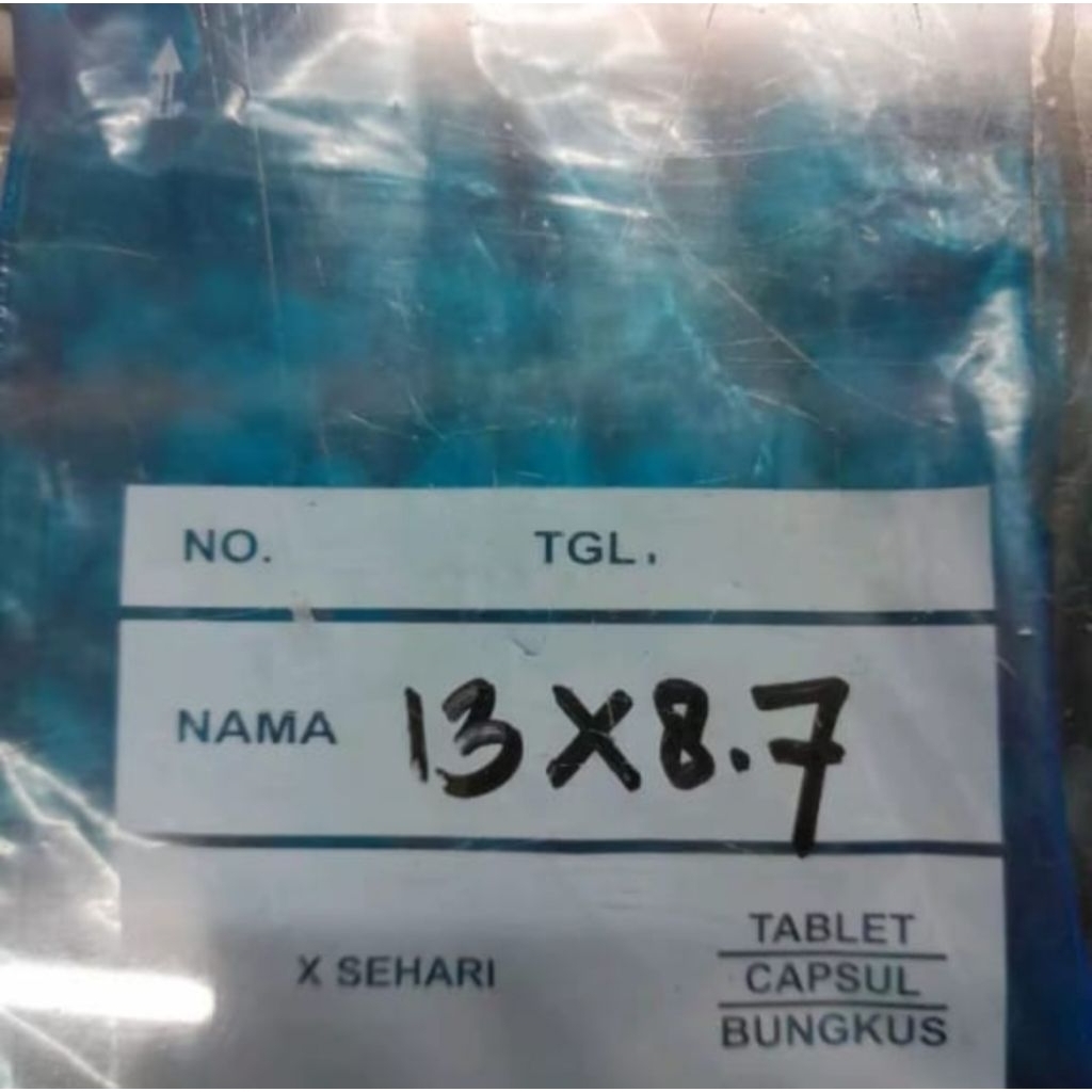 Plastik Klip Ziplock / Plastik Klip Obat-Obatan / Plastik Klip