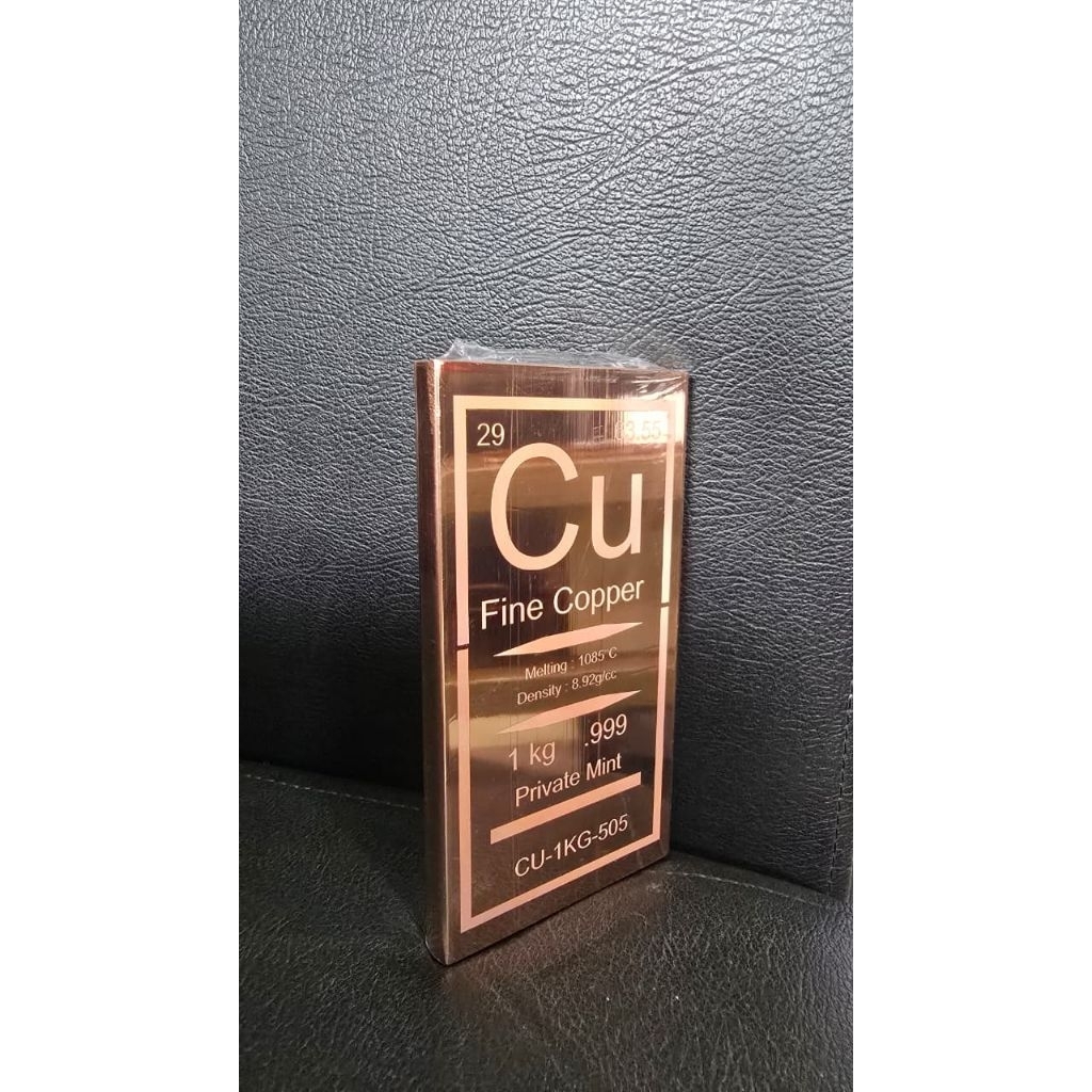 1kg Fine Copper 999 Certified Logam Mulia Tembaga Murni - Seller Zahra