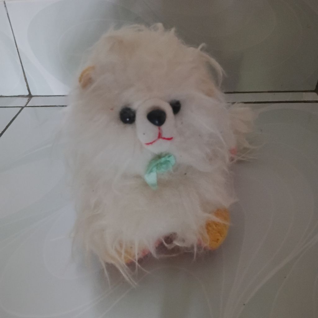 Boneka Anjing Kecil Bulu