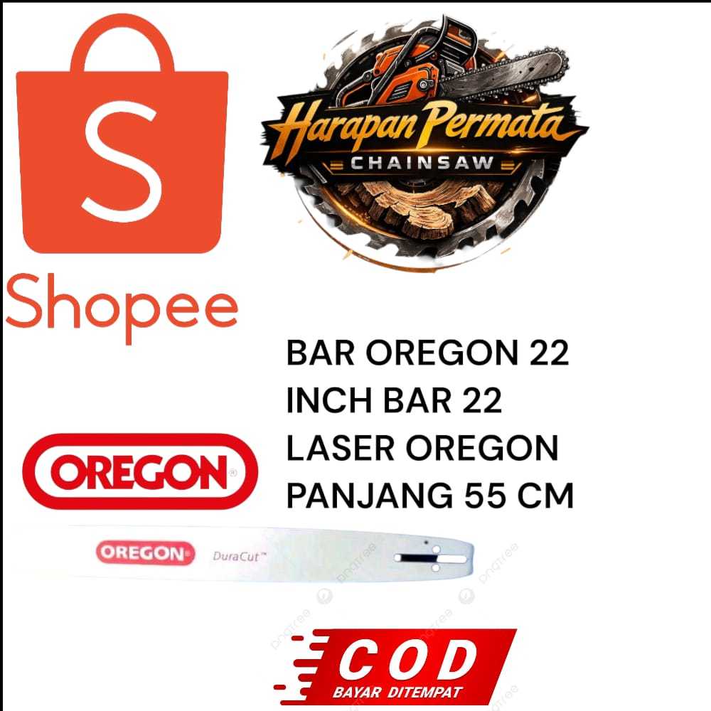 Bar chainsaw OREGON 22" Laser/Baja senso oregon