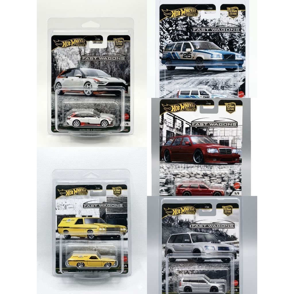 Set Premium Hot Wheels Car Culture Fast Wagons