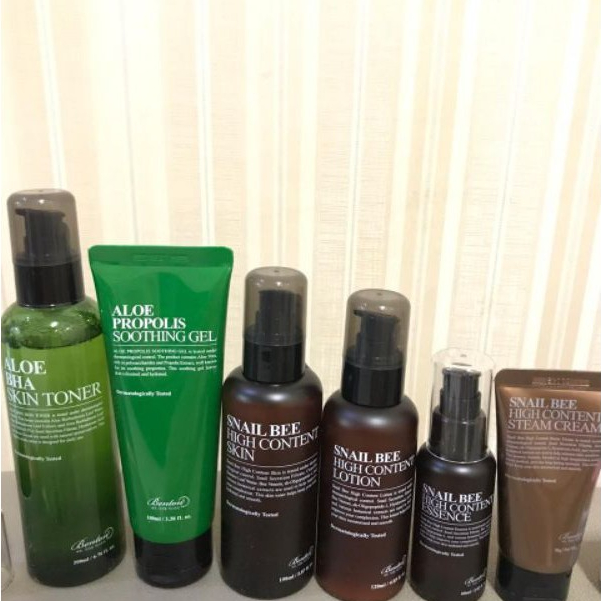 Benton snail bee High content skin lotion essence cream aloe propolis soothing gel BHA toner share i