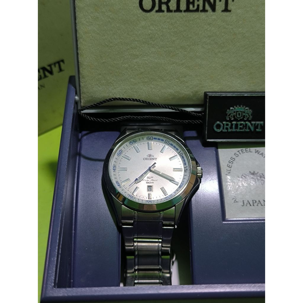 Jam Tangan Pria Orient Seri Orient SP Quartz / WR 50 M Orient Quartz Classic Date / Dress Watch