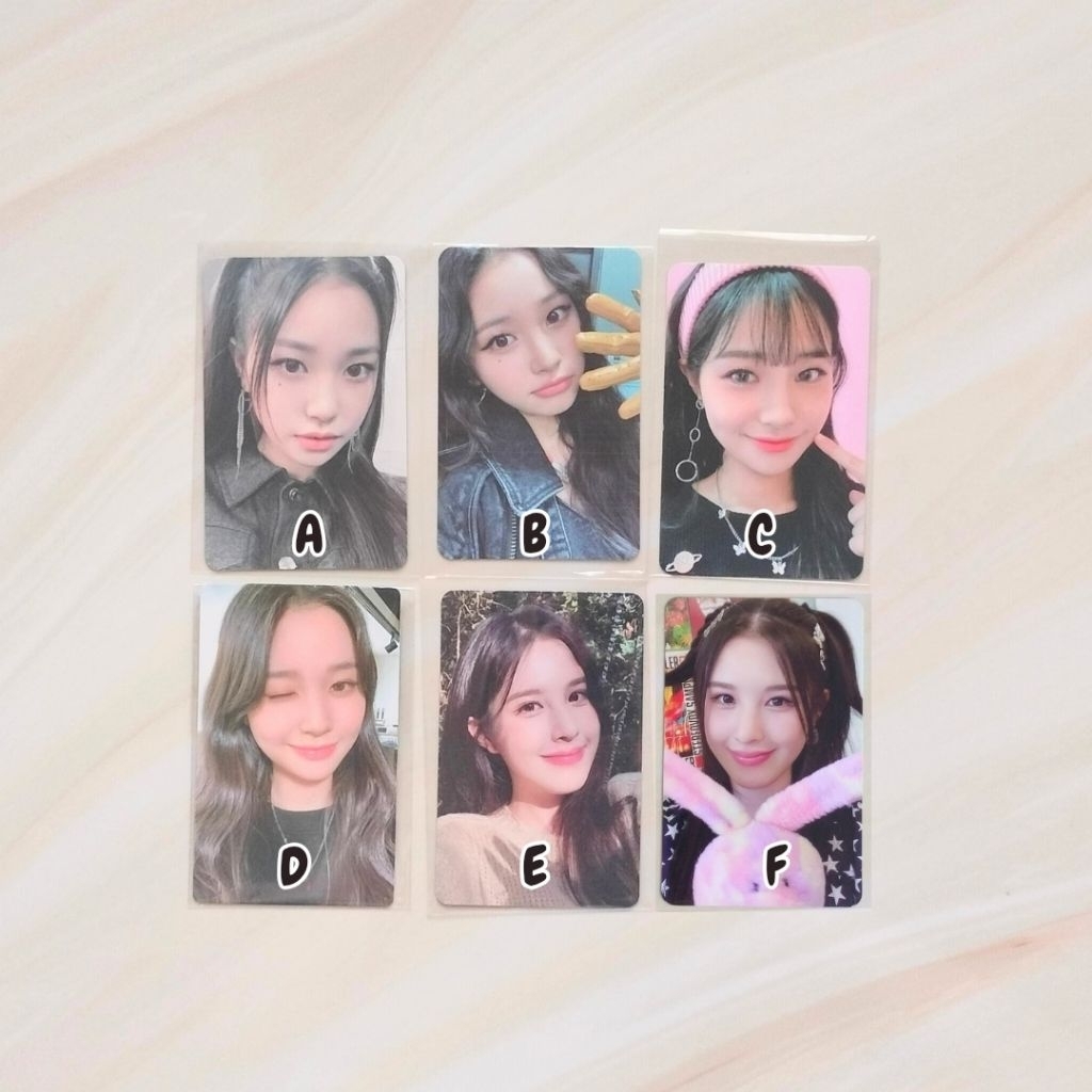 Weekly official photocard soojin Monday soeun jaehee Jihan zoa pc album season greeting sg25 we are 