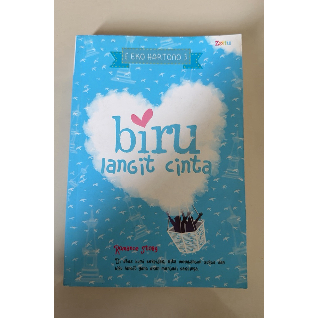 novel second metropop biru langit cinta by eko