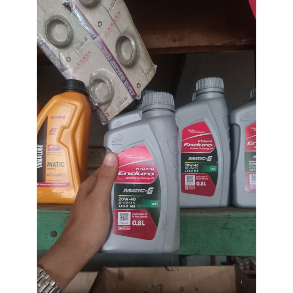 Oli Pertamina Enduro Matic 0,8 ML Original Pertamina Enduro