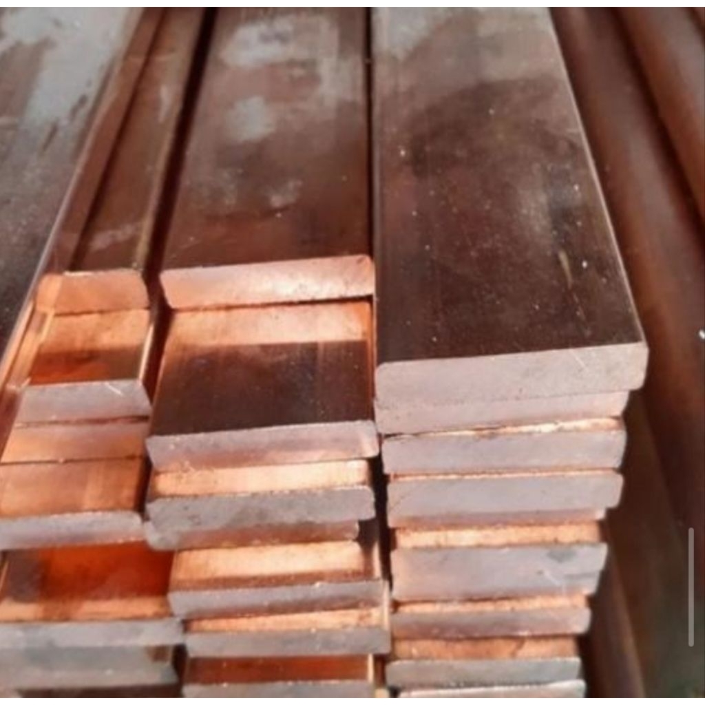 plat tembaga batangan 1kg kiloan sisa potongan