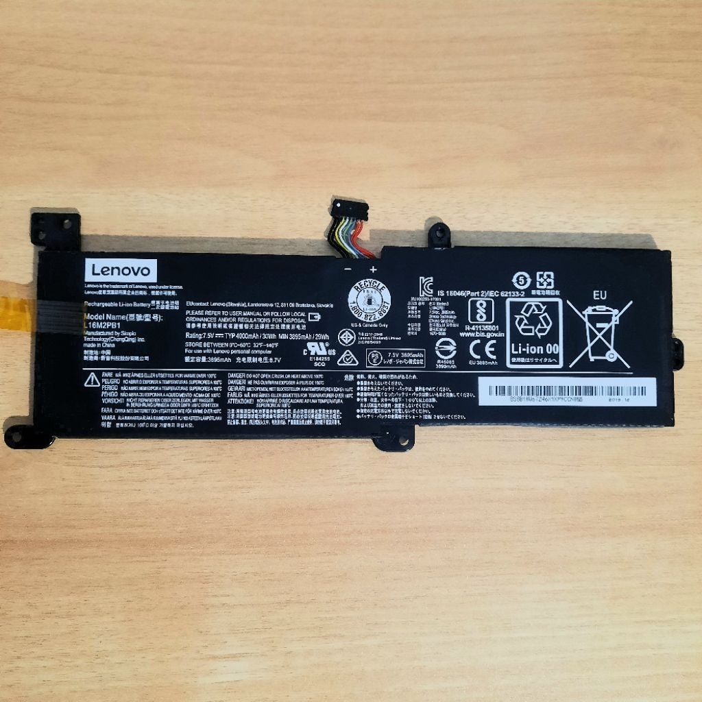 Baterai Lenovo V14-ADA V14-IWL S145 Normal Tested Seken Original [ Batre Batrai Battery Second ]