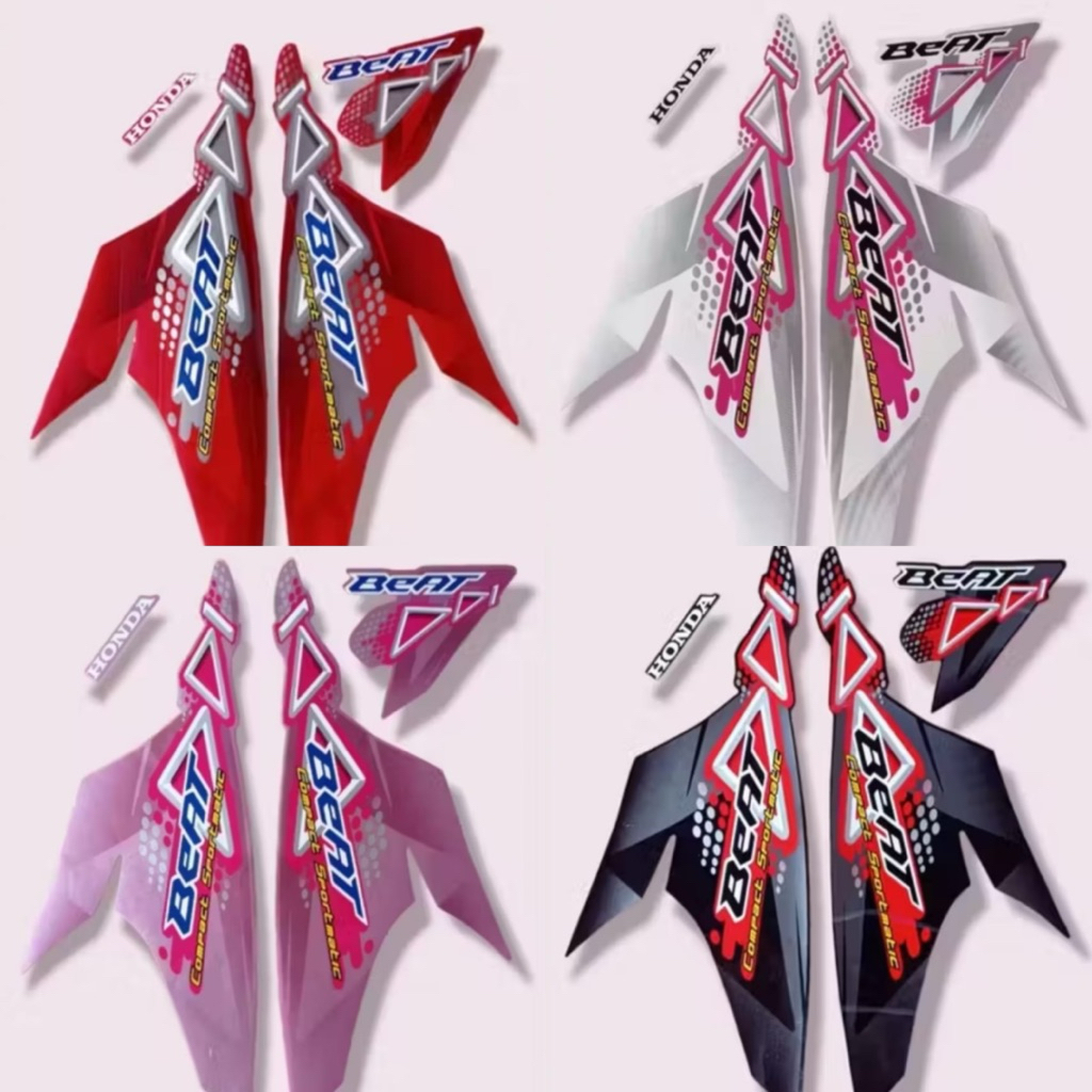 Stiker Striping Body Motor Honda Beat Karbu 2011
