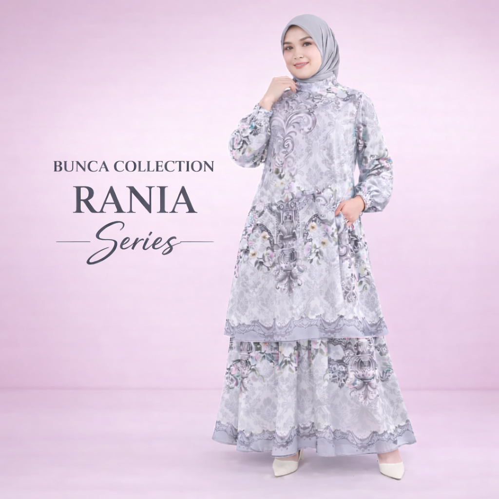 Gamis | Baju Lebaran | Gamis Ceruty Babydoll | Outfit Lebaran Wanita | Gamis Malaysia Ceruty Babydol