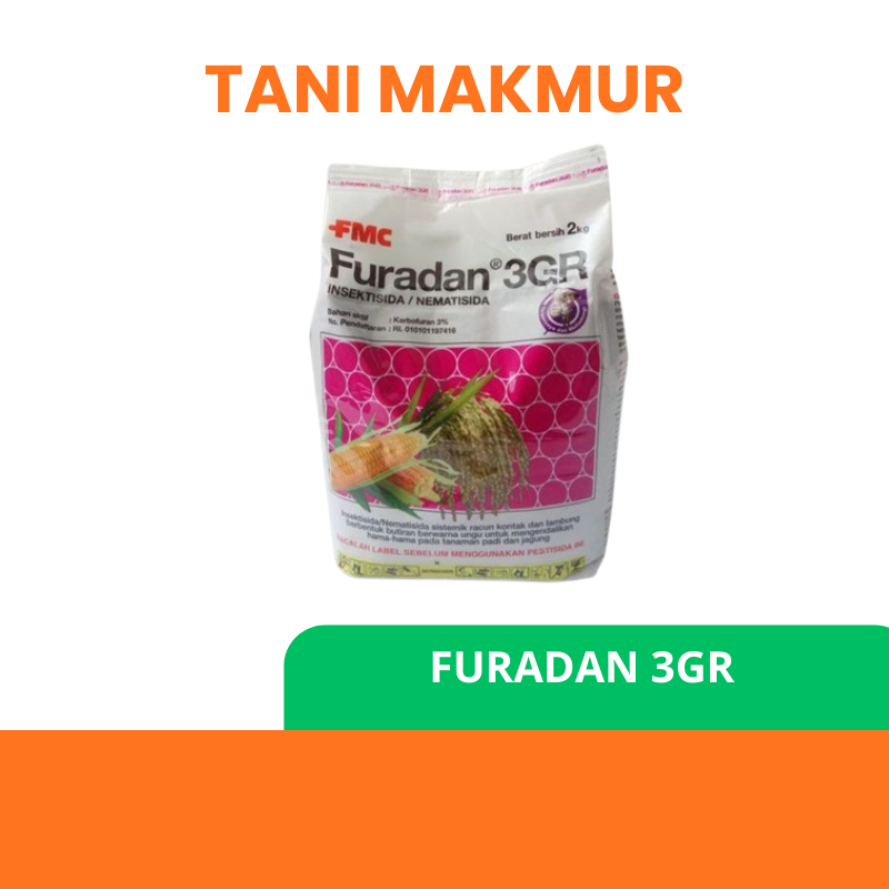 Furadan 1 Kg Original Insektisida Furadan 3GR Nematisida Kemasan Asli Pengendali Hama Pada Tanaman