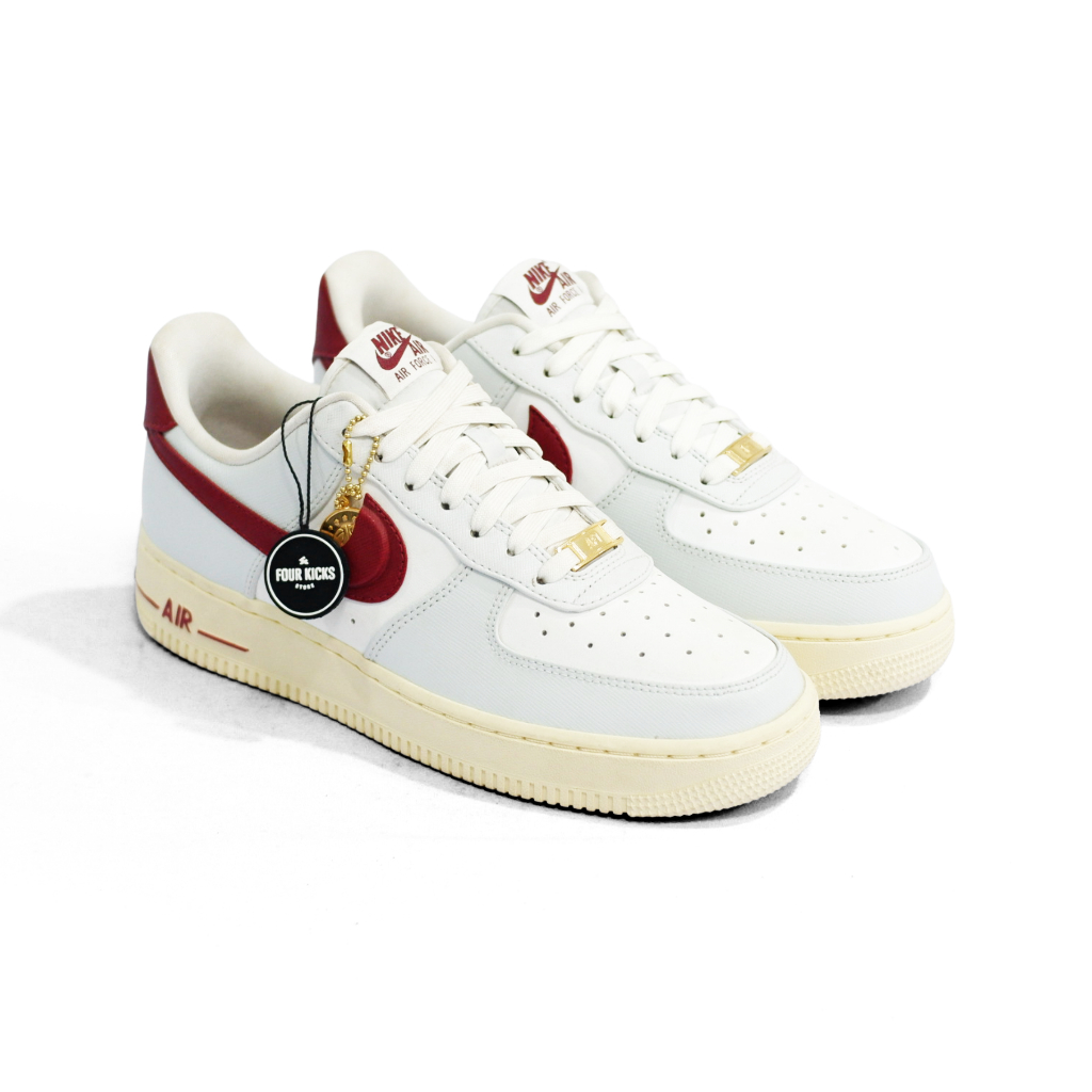 Nike Basketball Lifestyle Shoes Air Force 1 07 Just Do It Photon Dust Red Womens DV7584 001- 100% OR