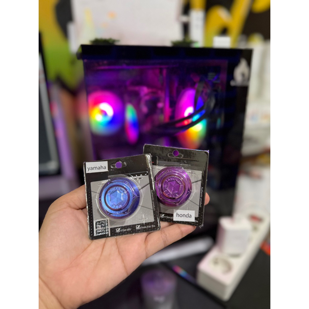 Baut Mur As Roda Belakang Titanium