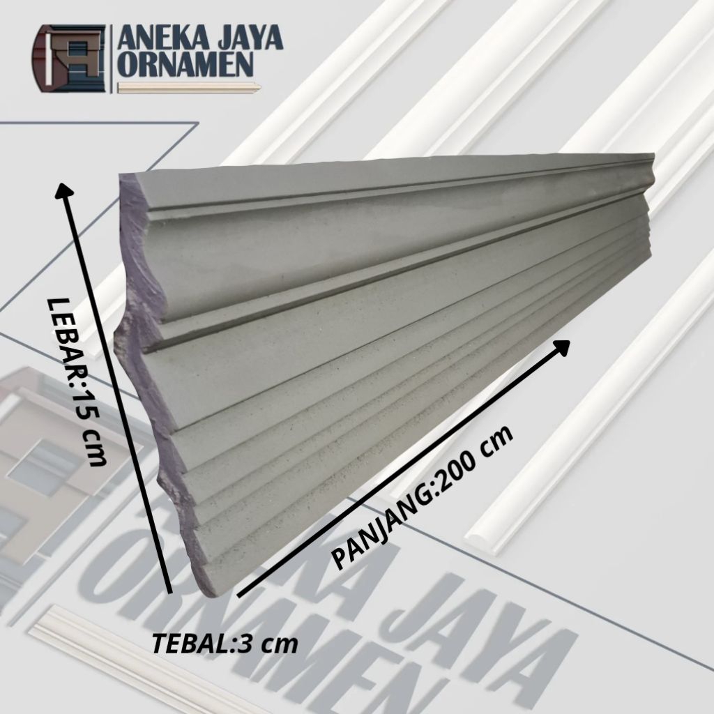 Lis plang profil beton