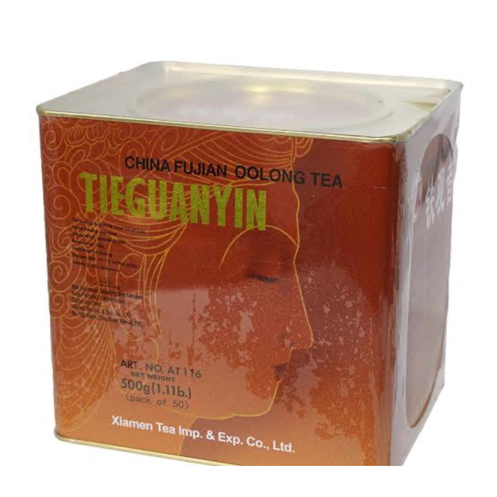 China Fujian Oolong Tea / Tie Guan Yin / Teh Kuan Yin Kaleng 500gr
