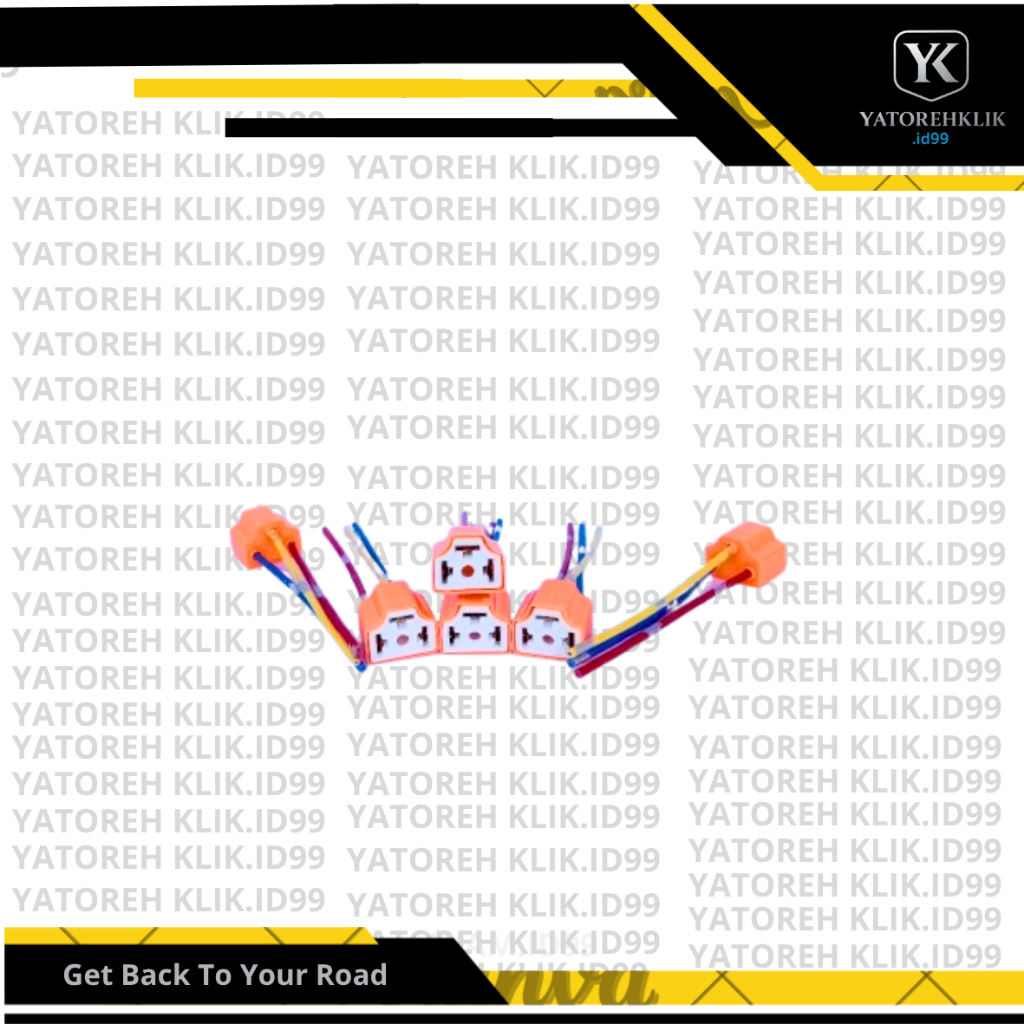 Socket H4 Keramik SPR Tahan Panas / Soket Lampu H4 Keramik SPR Socket Sealbeam / Socket Bohlam H4 Ke