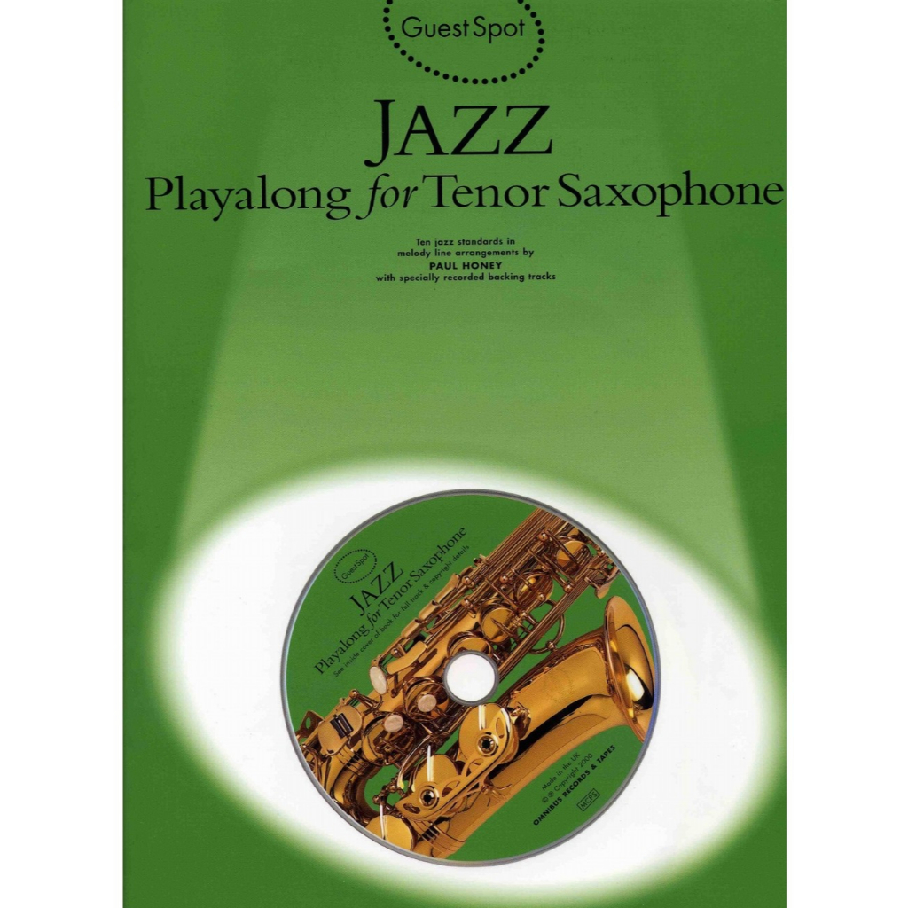 Buku Saxophone Tenor Jazz - Playalong for Tenor Saxophone - Include CD