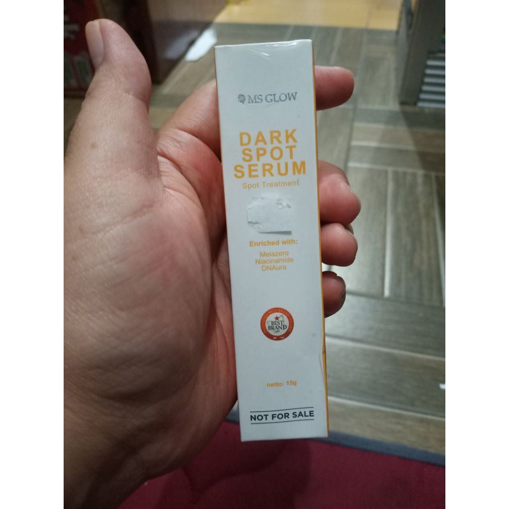 ms glow dark spot serum