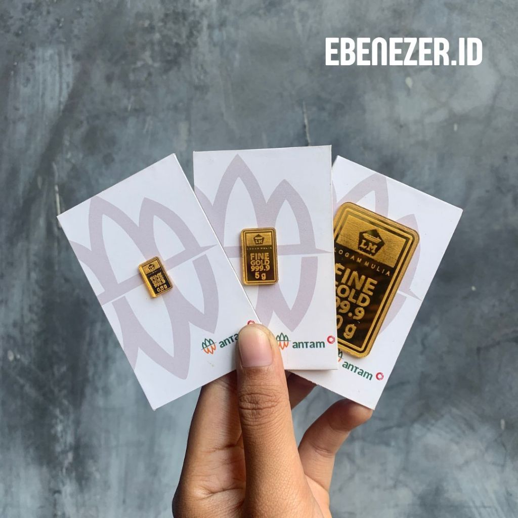 EBENEZER Replika Card Logam Mulia antam